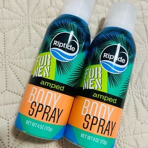 Riptide Body Spray for Men - Blue and Orange, body spray for men, bundled 2 unit